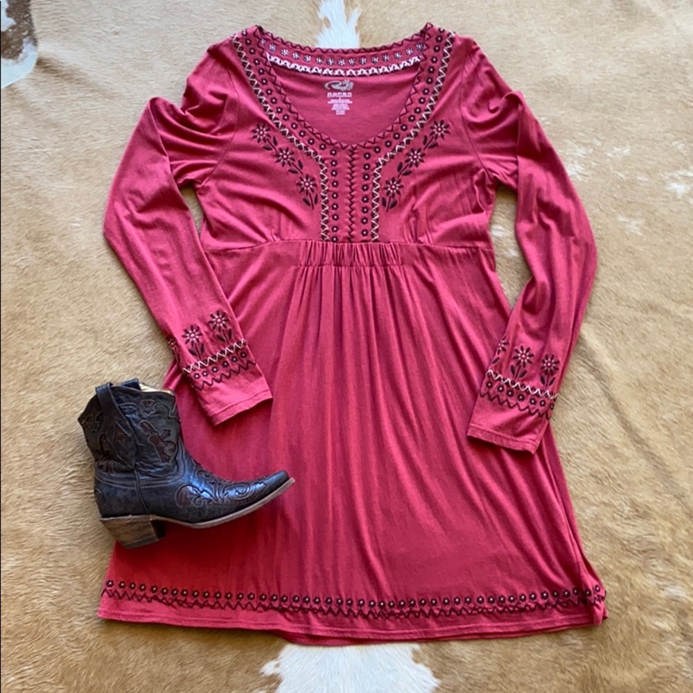 NWOT Large Embroidered Dress By ROPER